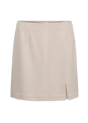Lisa mini skirt Aop Sandshell Stripes/Cloud Dancer Object 